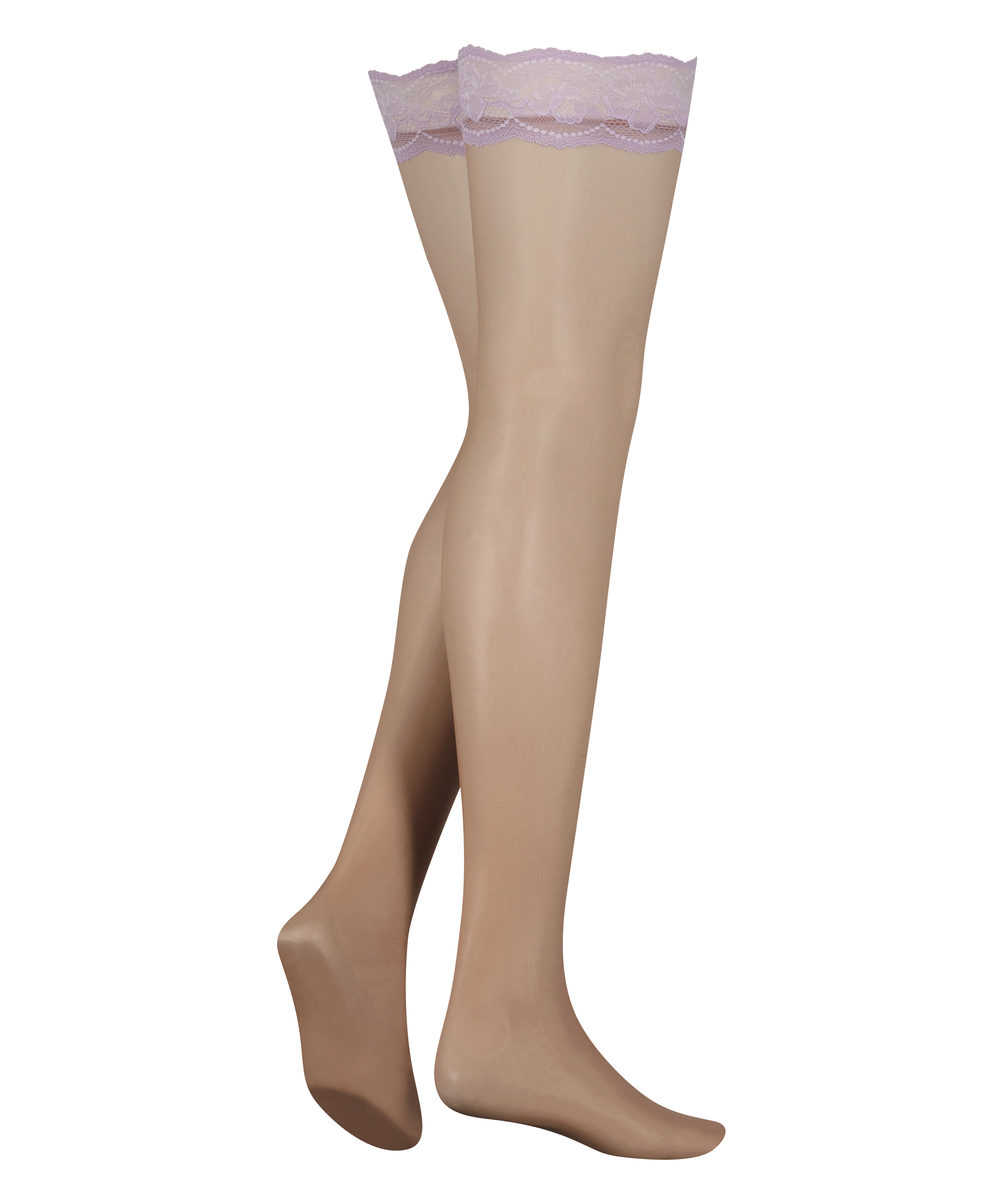 Stay Ups 15 Denier Lace, Purple, main