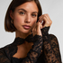 Turn heads with this stunning all-over lace body&mdash;where elegance meets versatility in one daring piece. Made from lace that hugs your curves, this body is designed to impress from every angle. The removable long sleeves offer the freedom to switch up your look. Perfect for special occasions, nights out, or adding a touch of luxury to your everyday wardrobe., Black