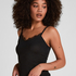 super soft Lace V-Neck cami with Cashmere, Black