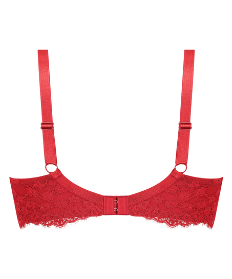 Daisy Non-Padded Underwired Bra, Red