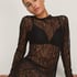 Slipdress Allover Lace, Black