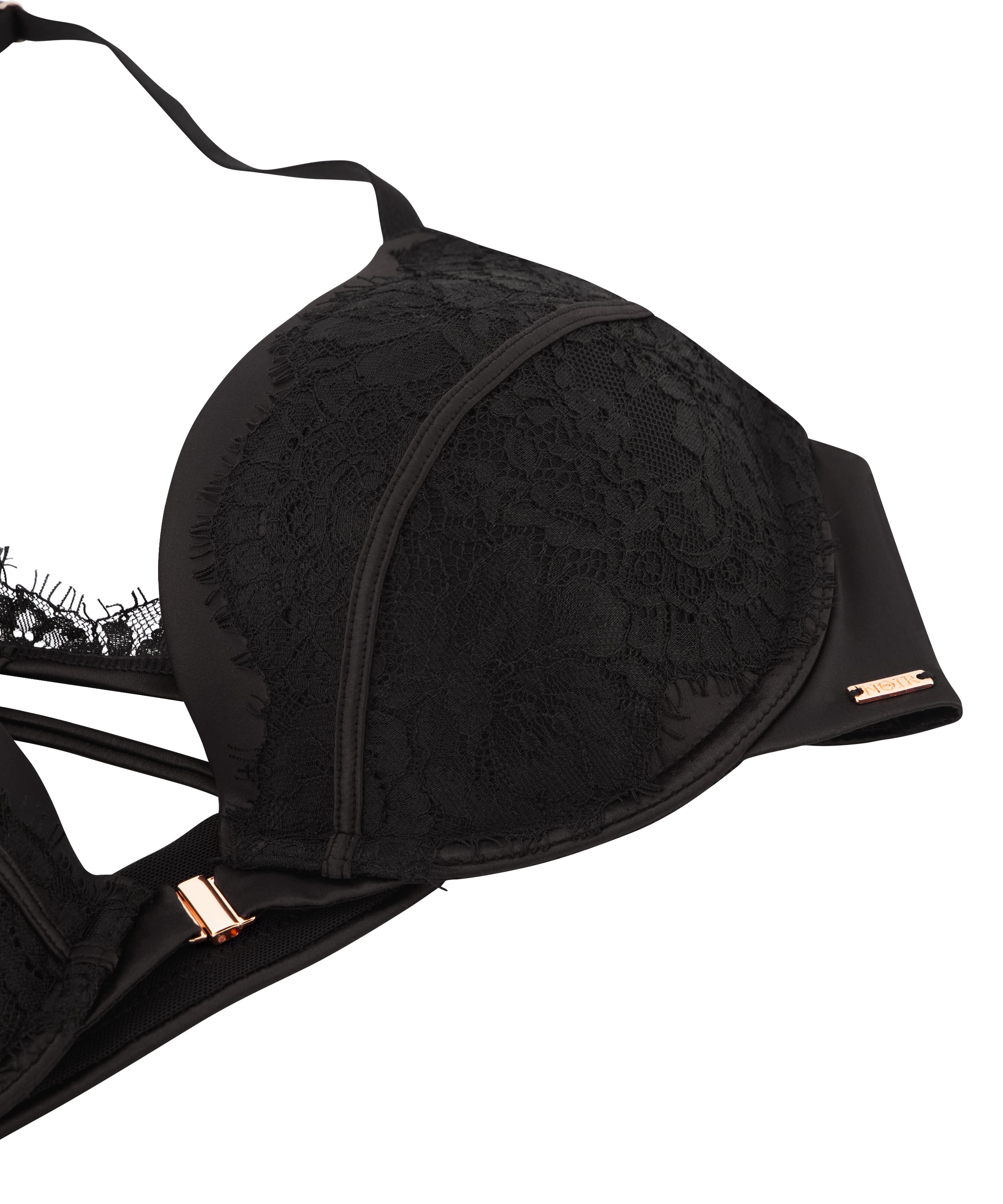 Chalice Padded Push-Up Underwired Bra, Black, main