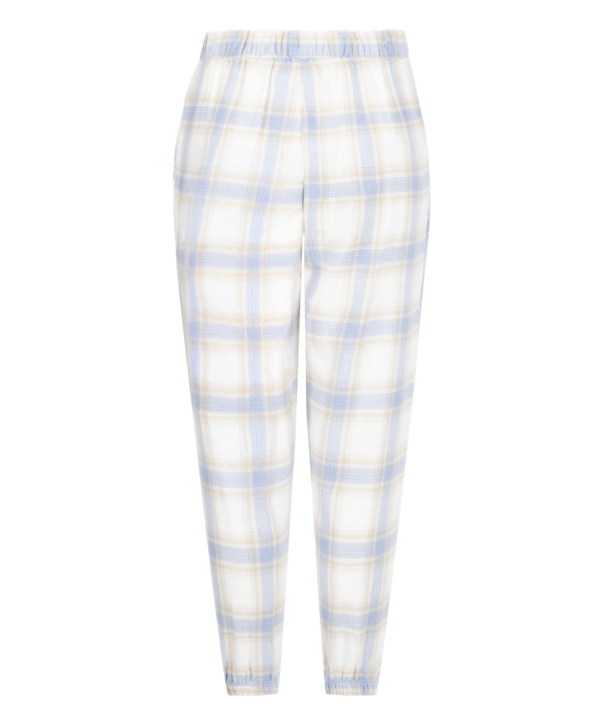 Flannel Pyjama Pants, Blue, main