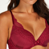 Georgia Padded Underwired Bra, Red