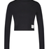 Crop top Lia HKM x NA-KD, Black