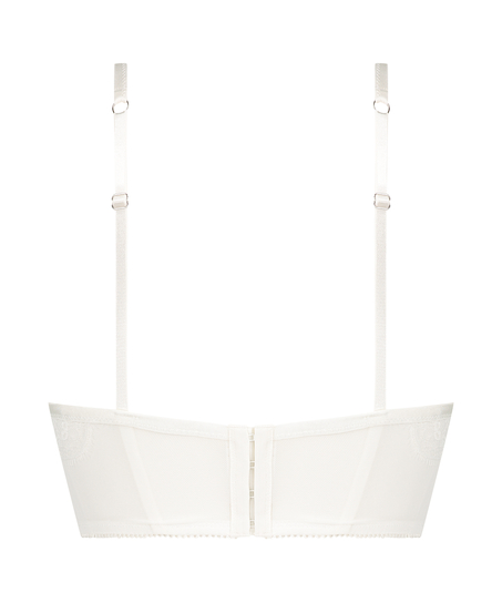 Jolie Padded Push-up Longline Underwired Bra, White