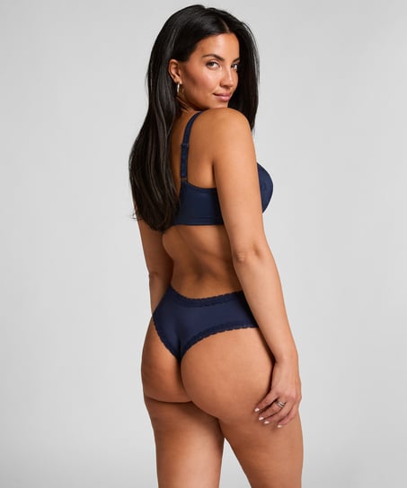 London V-shaped Brazilian, Blue