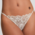 Highleg Thong Prina, White