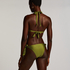 Holbox Cheeky Tanga Bikini Bottoms, Green