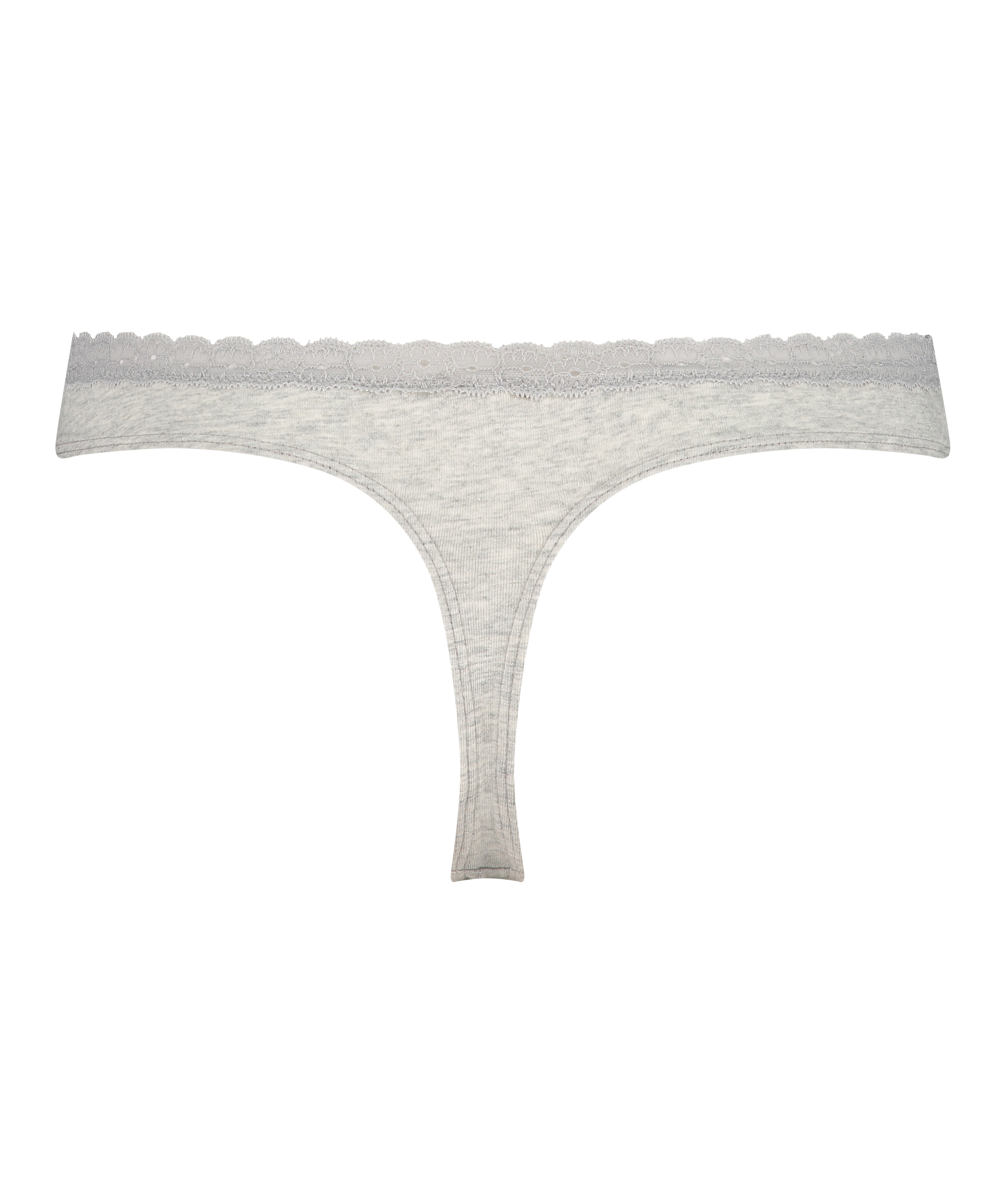 Cotton thong, Gray, main