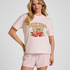 T-shirt with Print, Pink