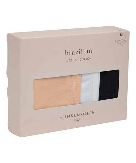 Multipack Cotton Short, Orange