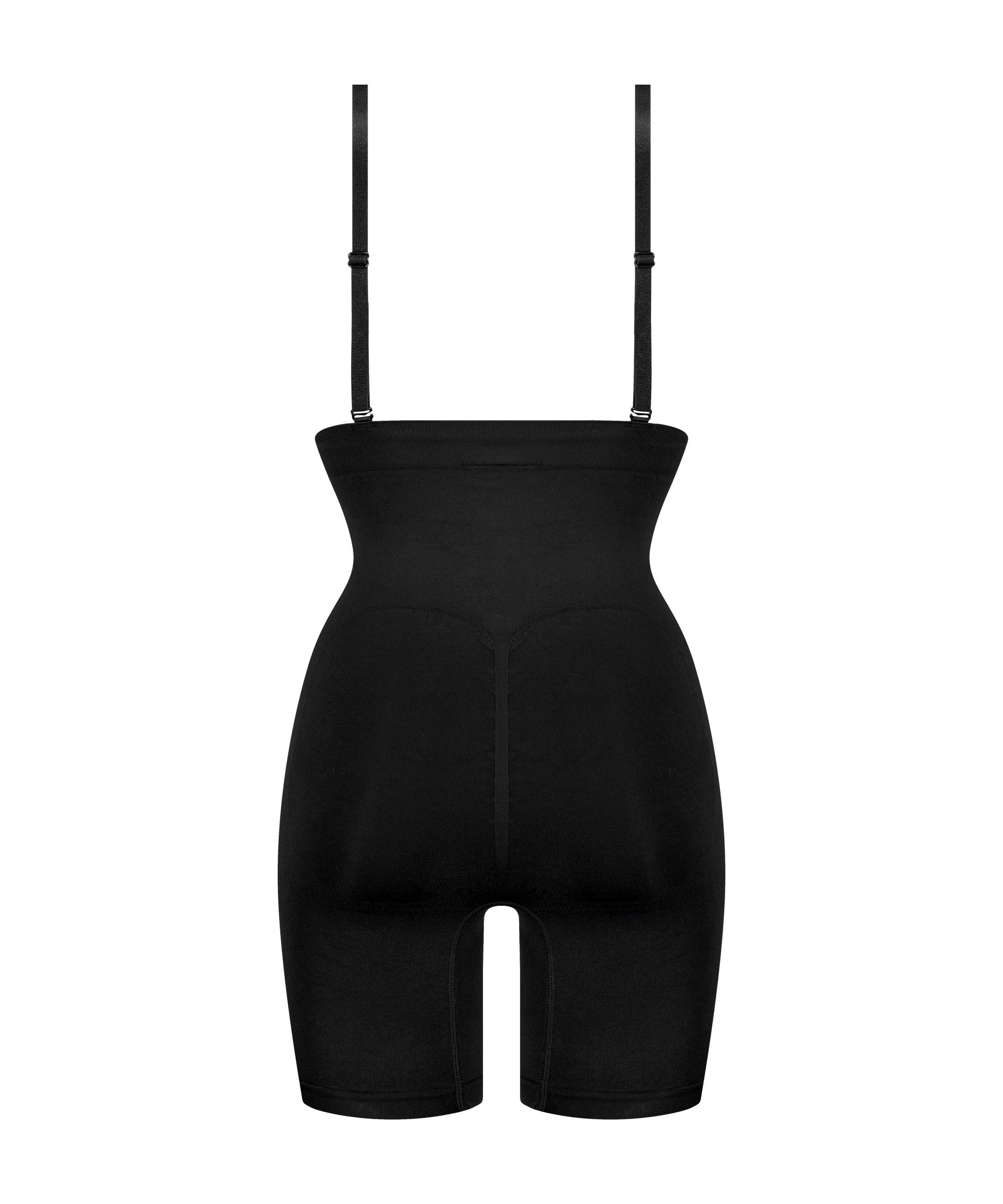Seamless Enhancing Thigh Slimmer, Black, main
