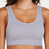 Seamless bralette, Gray