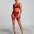 15 Denier Heart Stockings, Red