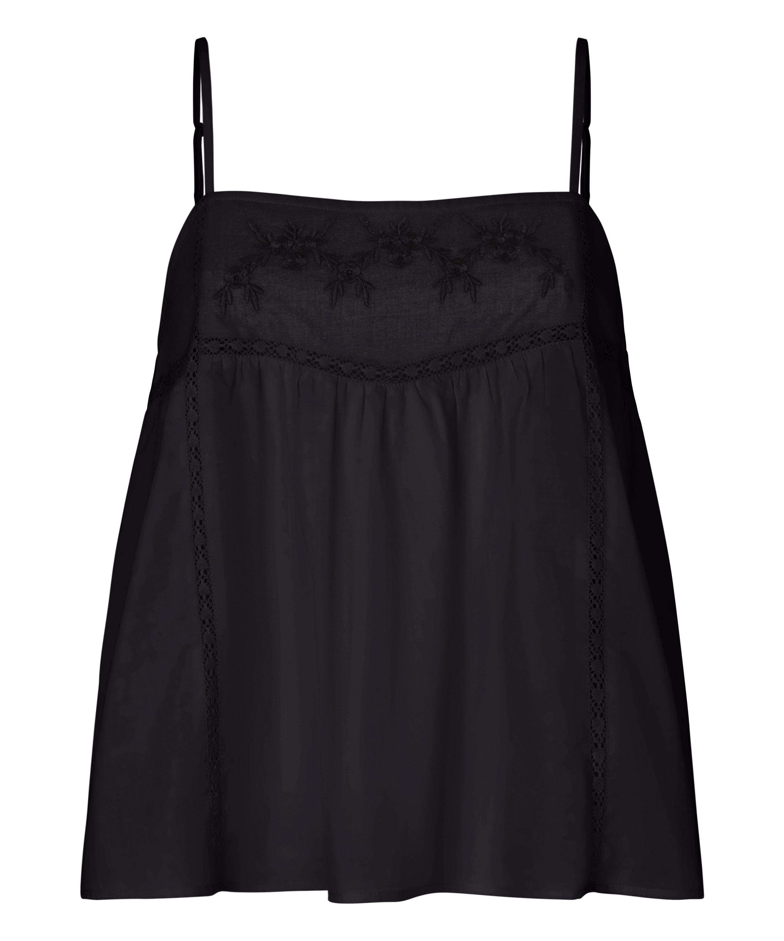 Pyjama Cami, Black, main