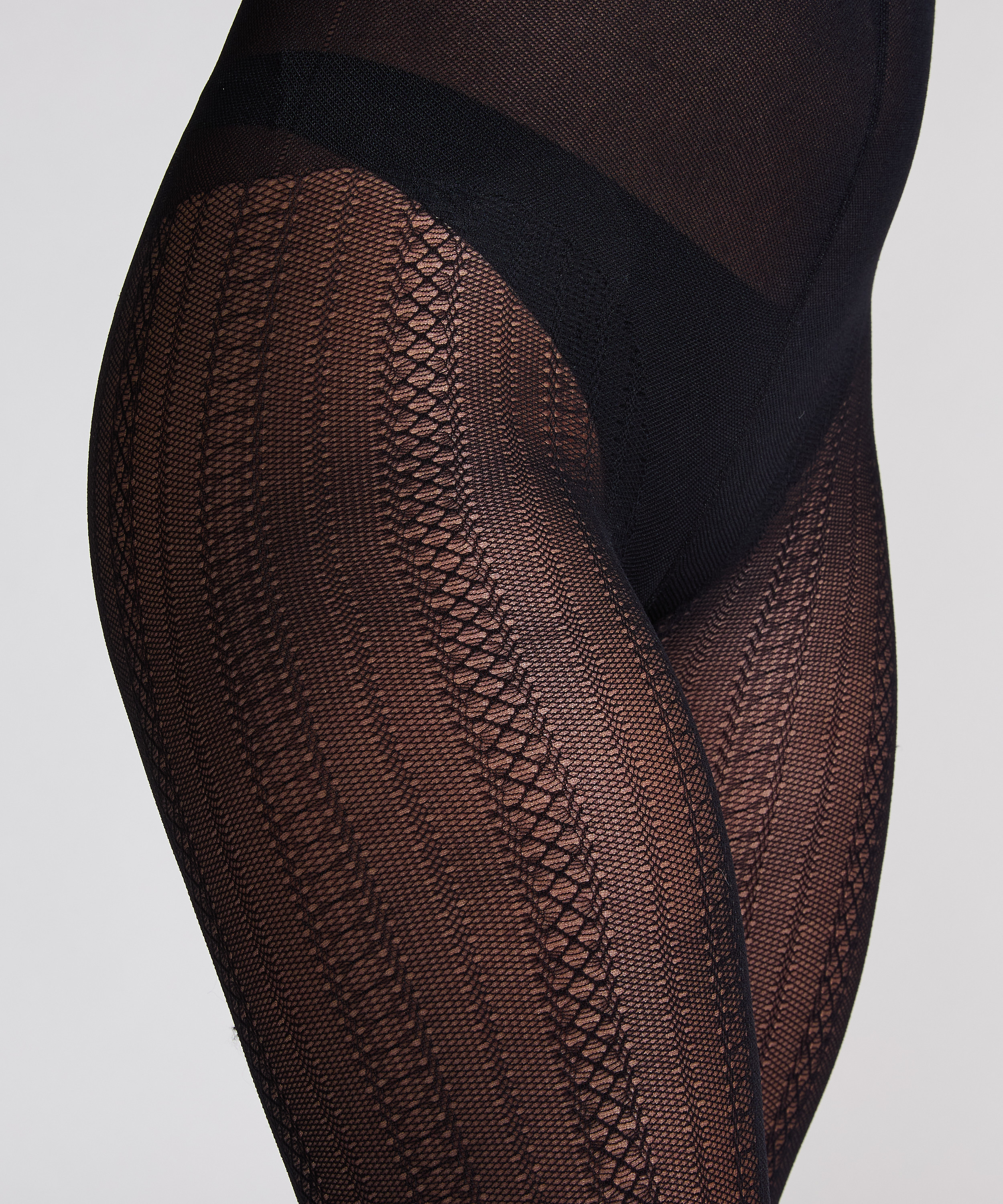 Tights Graphic Stripe, Black, main