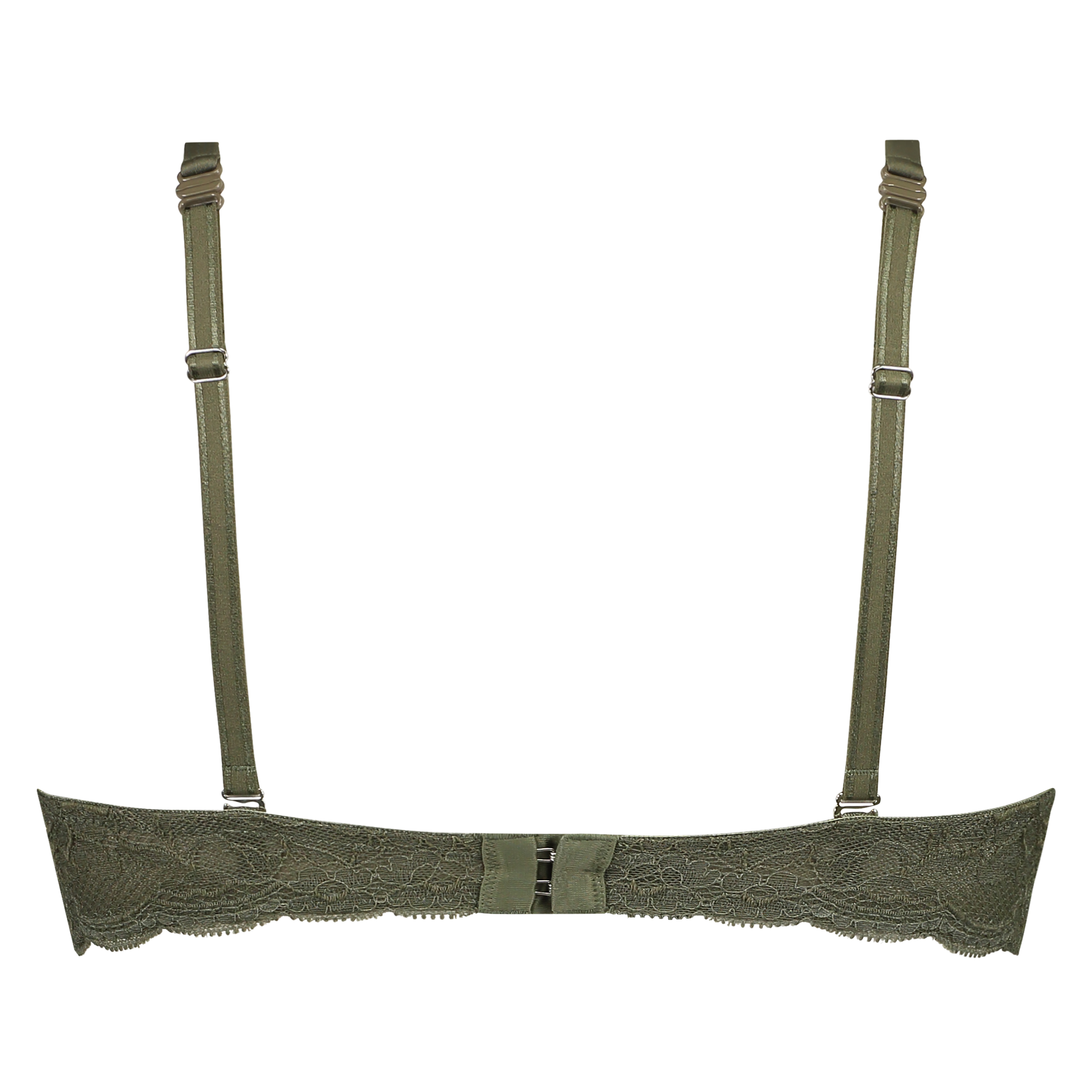 Angie Padded Underwired Bra, Green, main