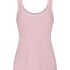 Singlet Rib Jersey Lace, Pink