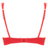 Padded underwired push-up bra Candy, Red