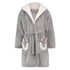 Kids Fleece Bathrobe, Gray