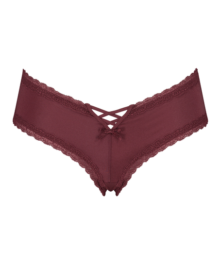 Vixen V-shaped brazilian, Red