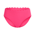 Midwaist Bikini Bottom Scallop, Pink