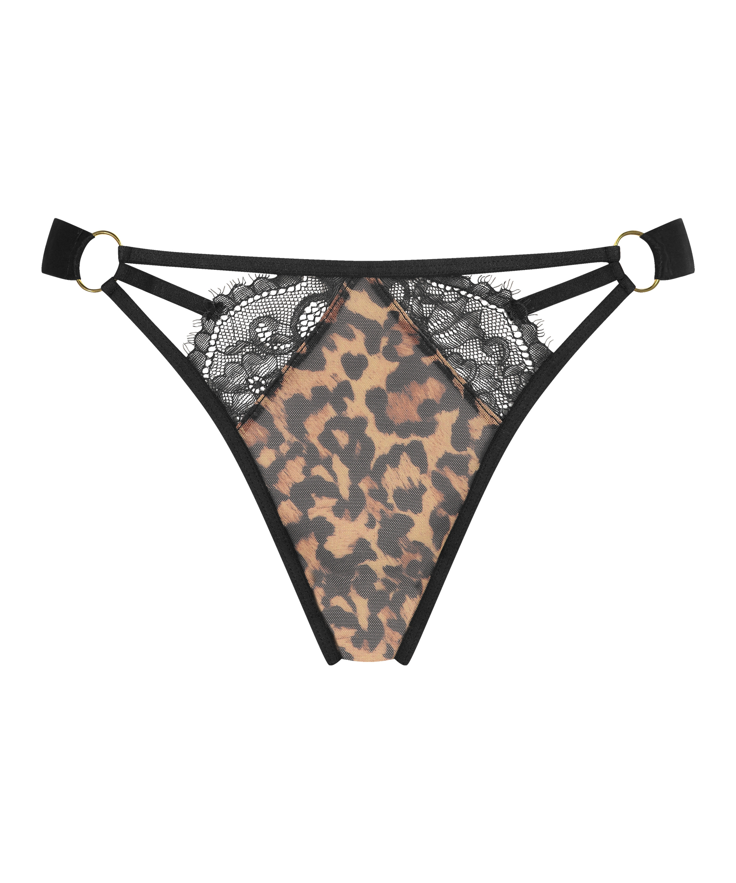 Evie High Leg Brazilian Nyakim, Black, main