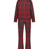 Twill pyjama set, Red