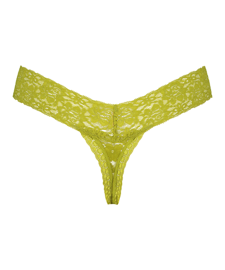 Extra Low V-Thong, Green