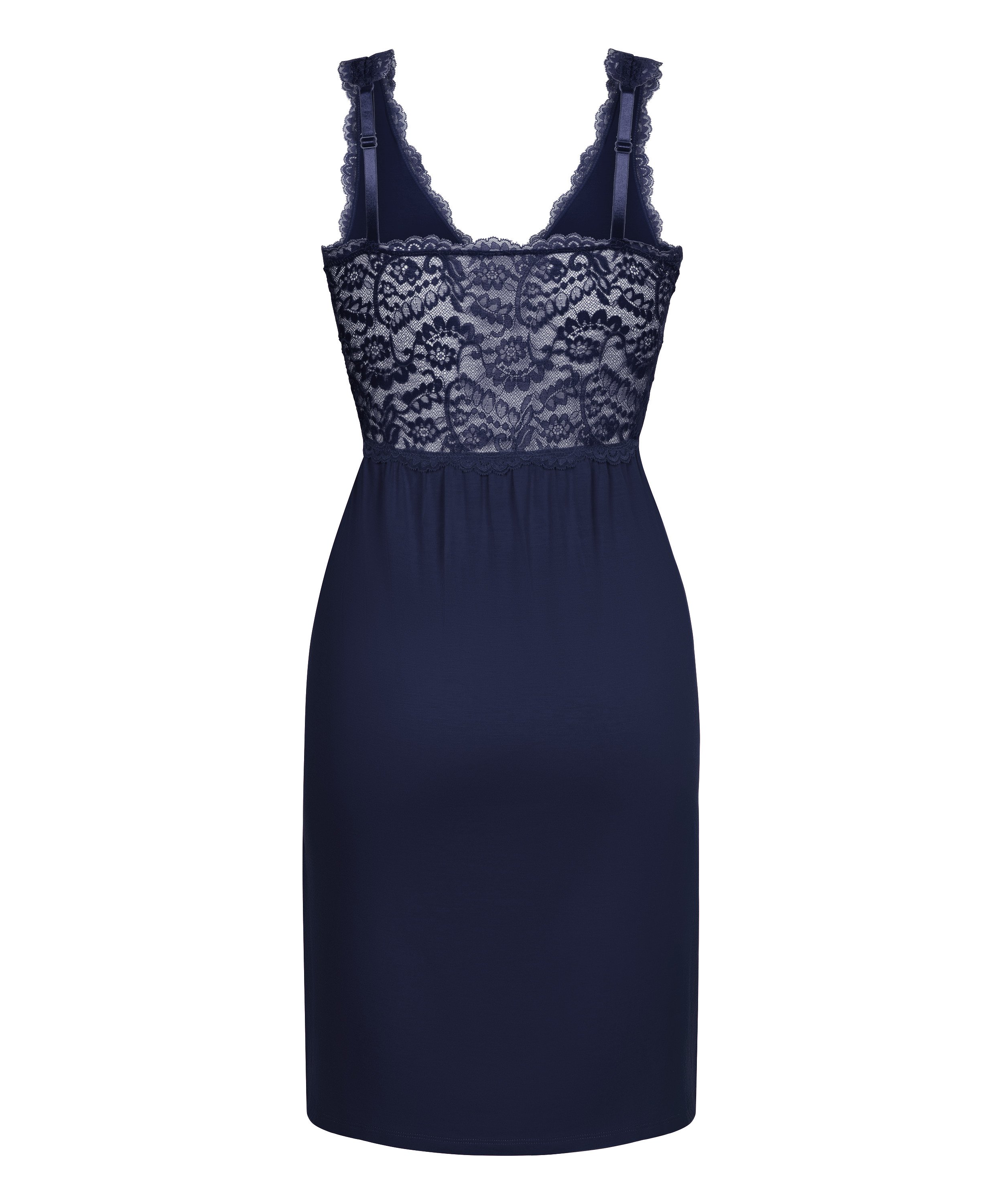 Nora Lace Slip Dress, Blue, main