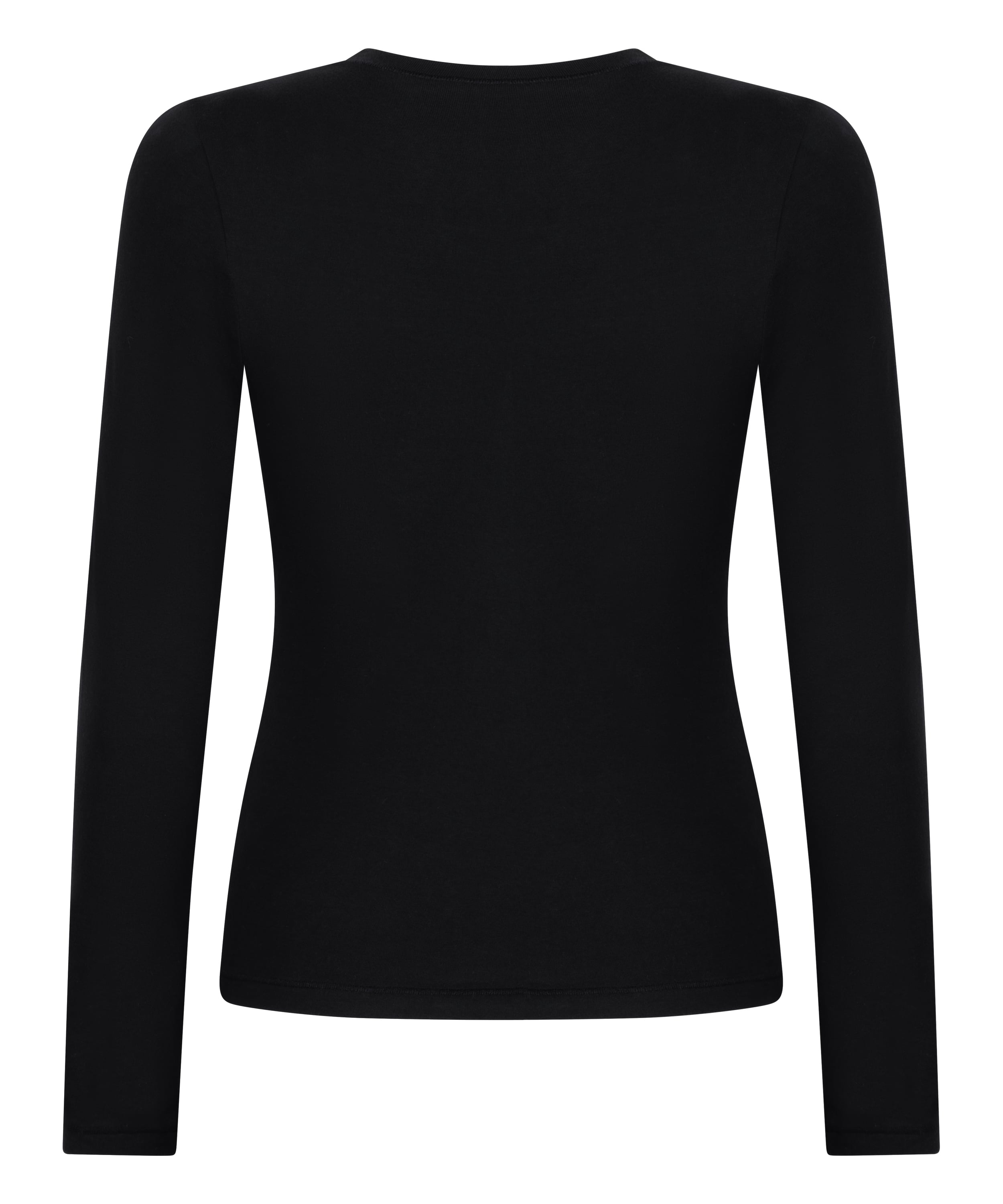 Longsleeved Shirt from Soft Cotton, Black, main