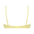 Scallop Padded Strapless Underwired Bikini Top Cup E +, Yellow