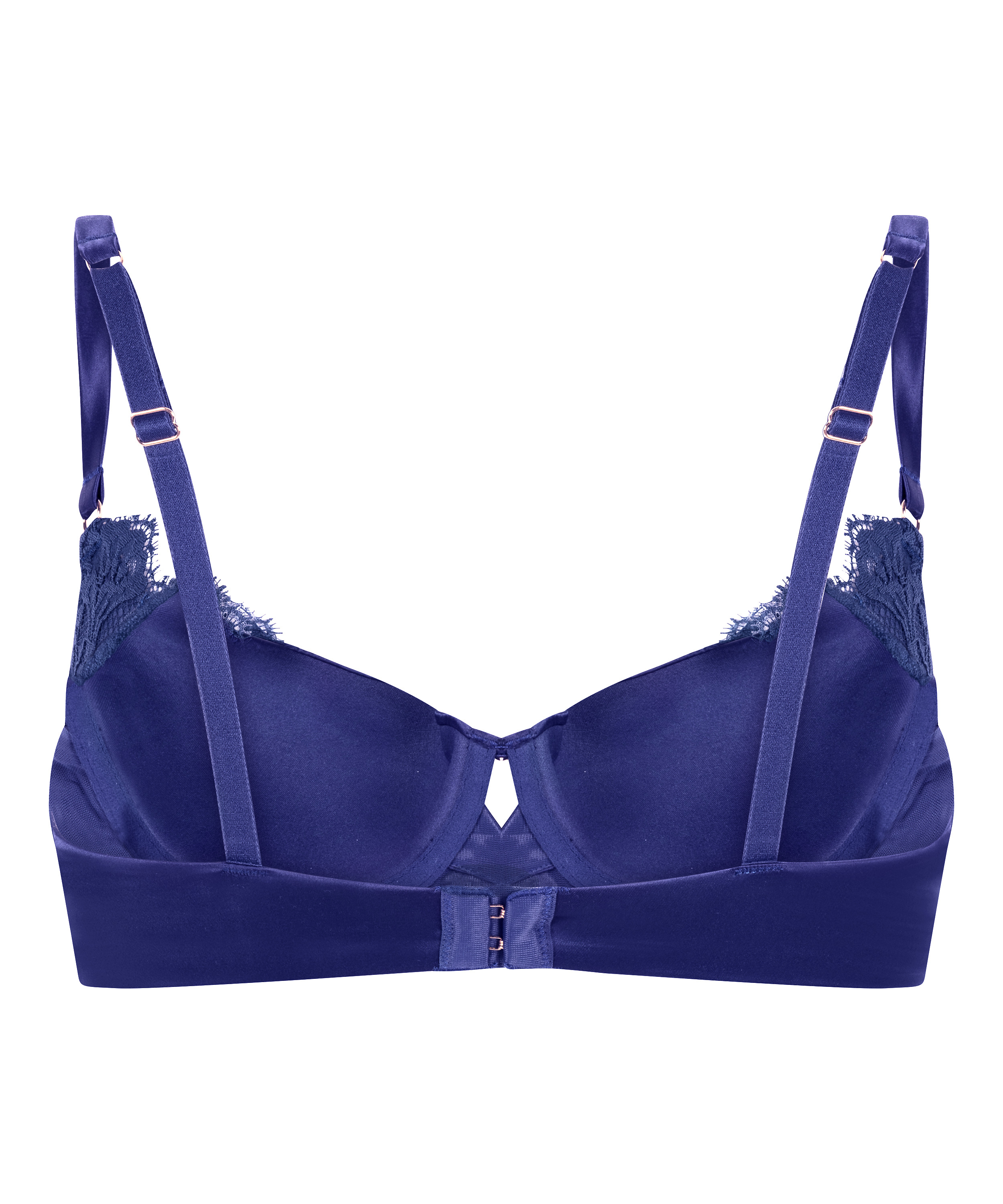 Grace Padded Underwired Bra, Blue, main