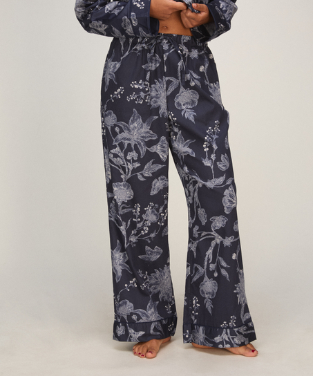 Satin Pants, Blue