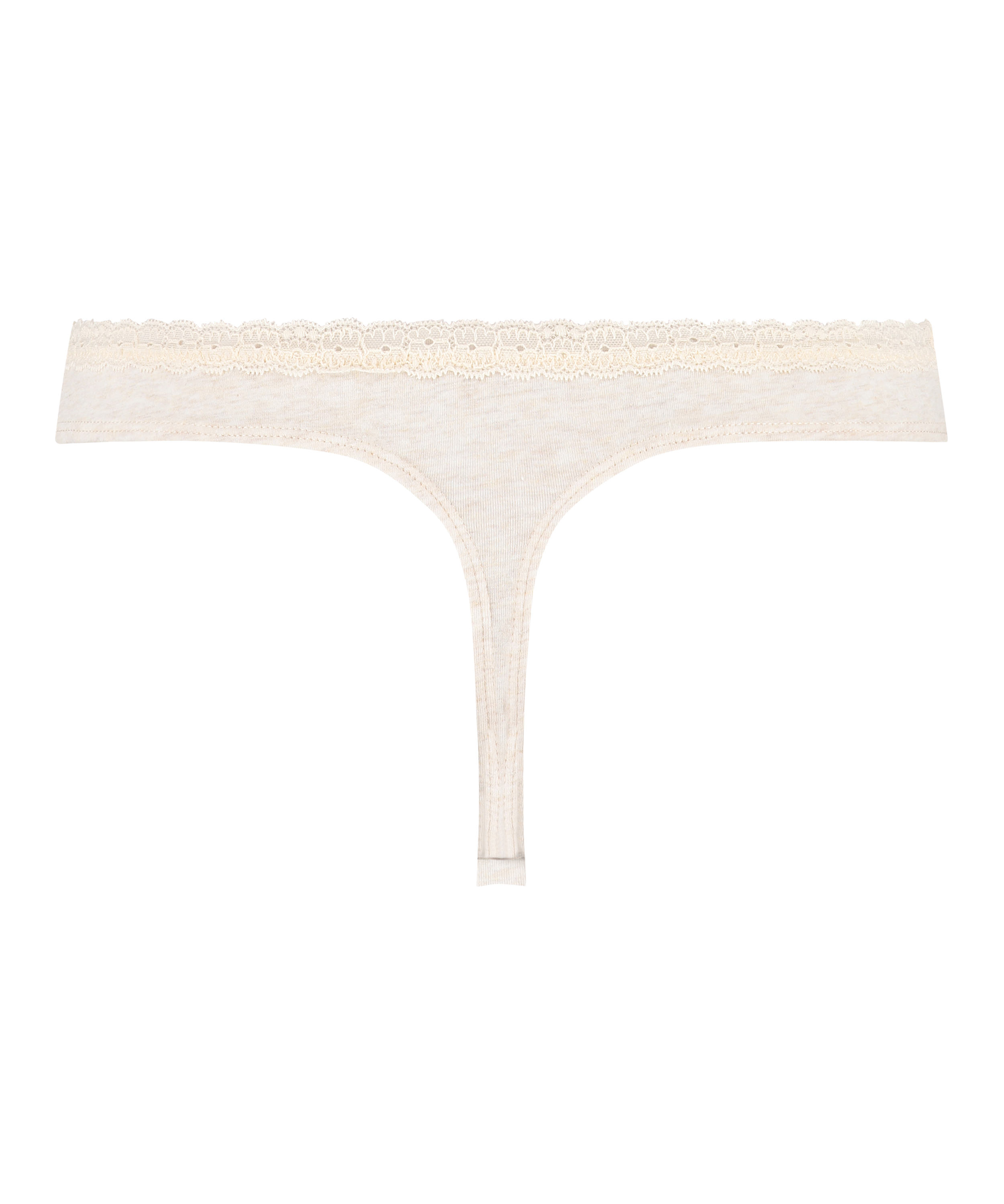 Cotton thong, Beige, main