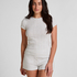 Pointelle Top, Gray