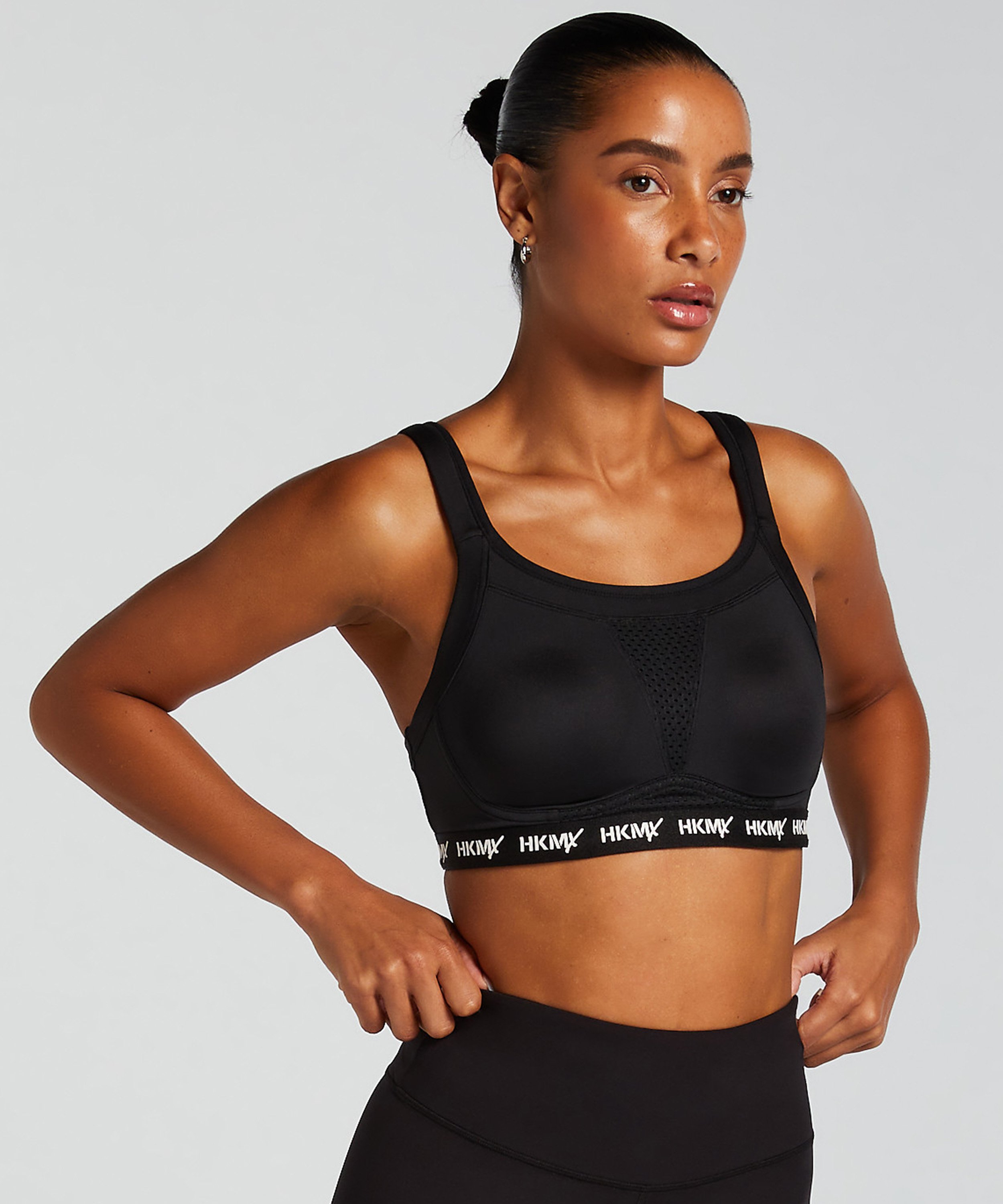 HKMX Sports bra The Elite Level 3, Black, main