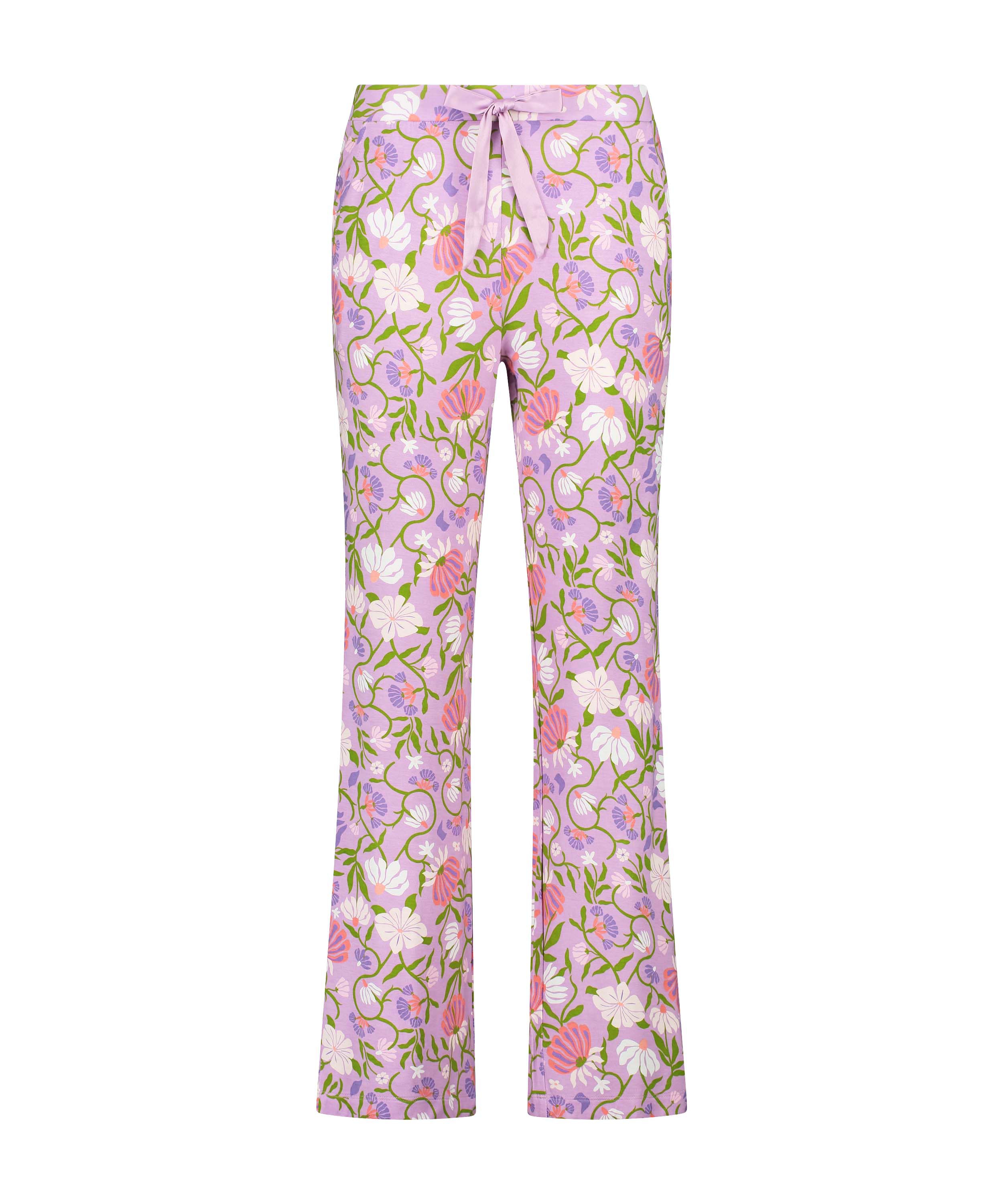 Jersey Pyjama Pants, Purple, main