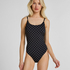 Dotted Bathingsuit Luxe, Black