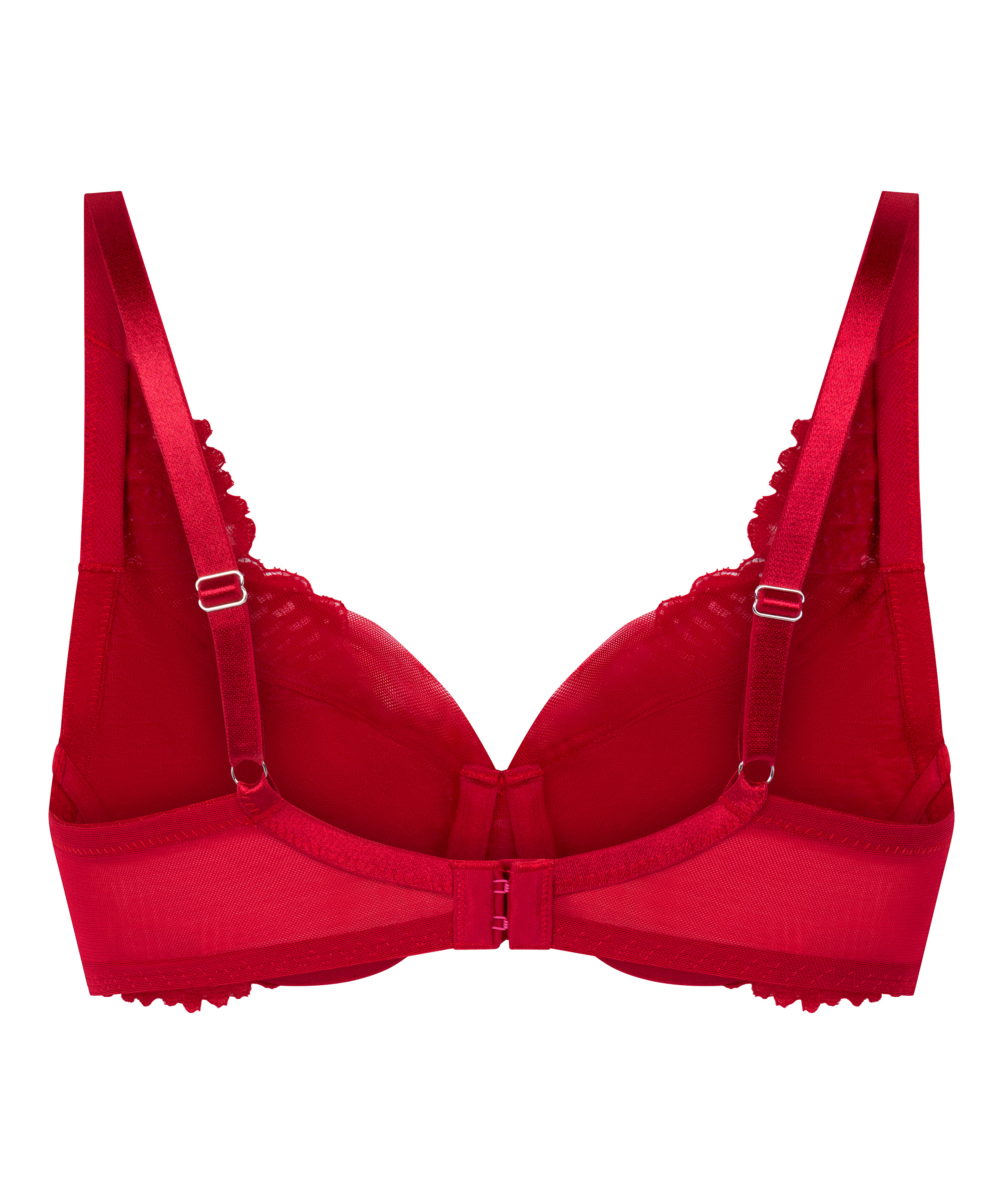 Whitney Non-Padded Underwired Bra, Red, main