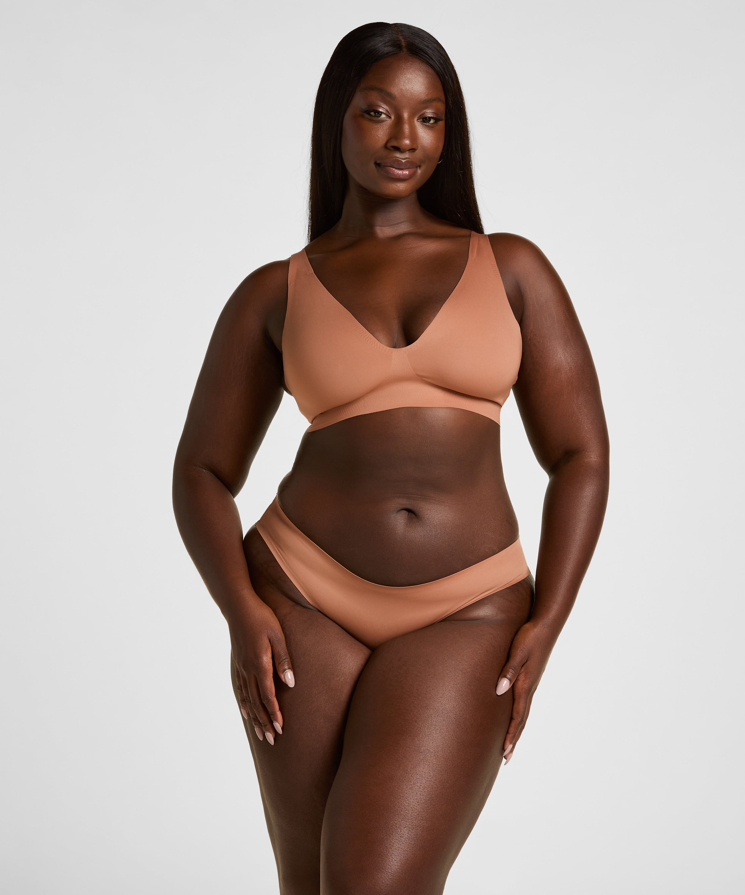 Super Comfort Bra, Brown, main