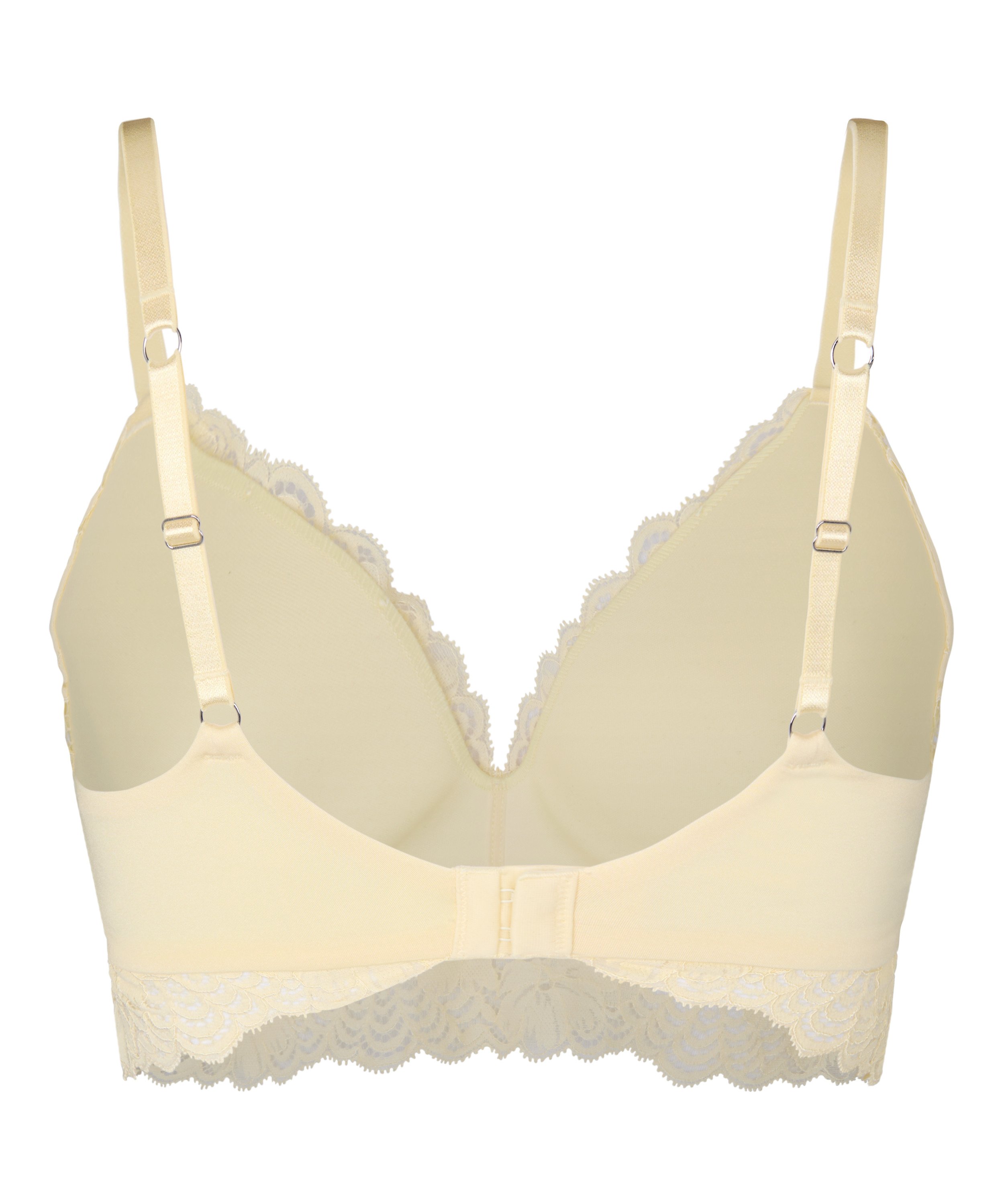Andrea Padded Non-Wired Bra, Yellow, main