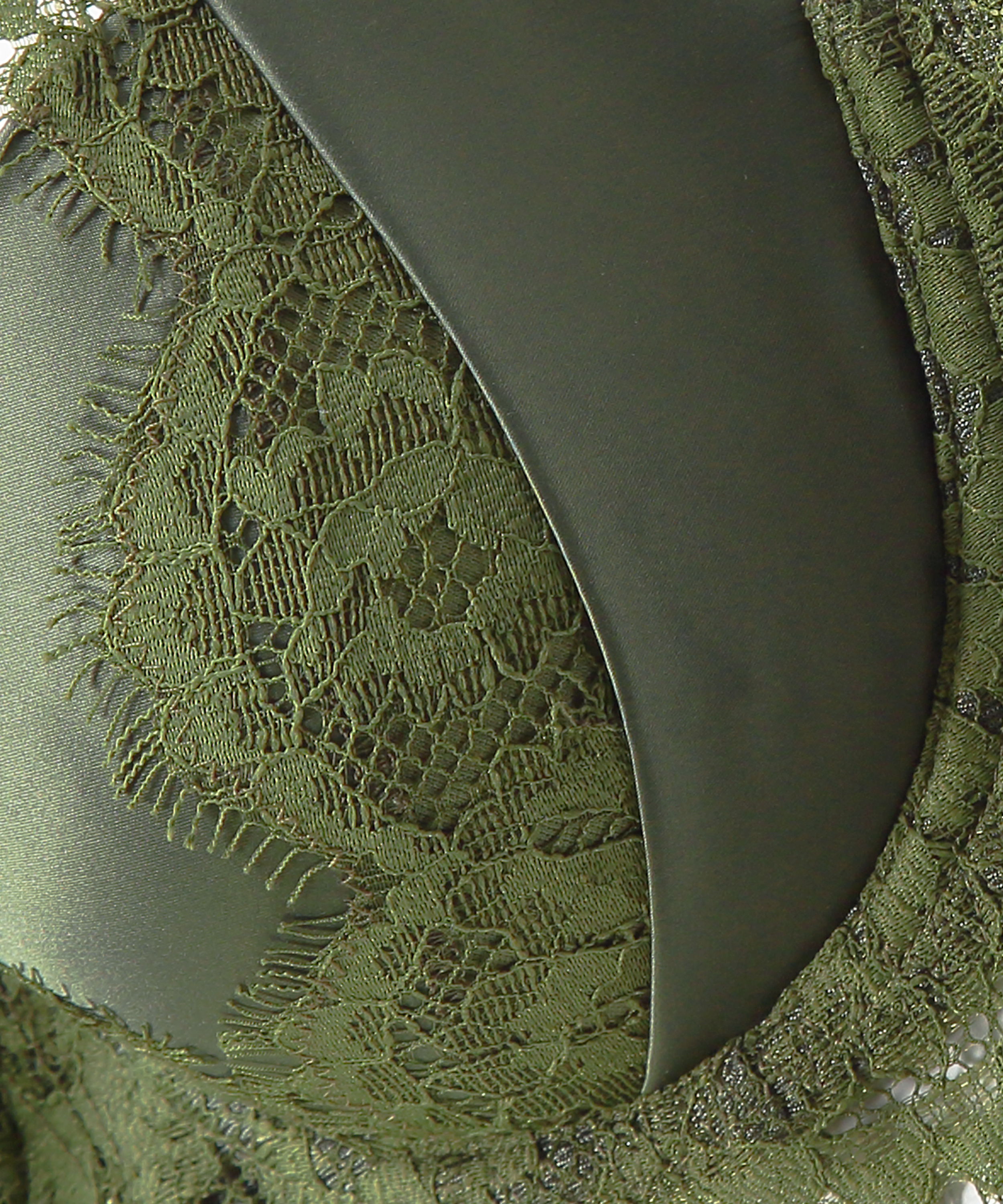 Hannako Padded Underwired Bra, Green, main