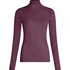 super soft Turtleneck shirt with Cashmere, Purple