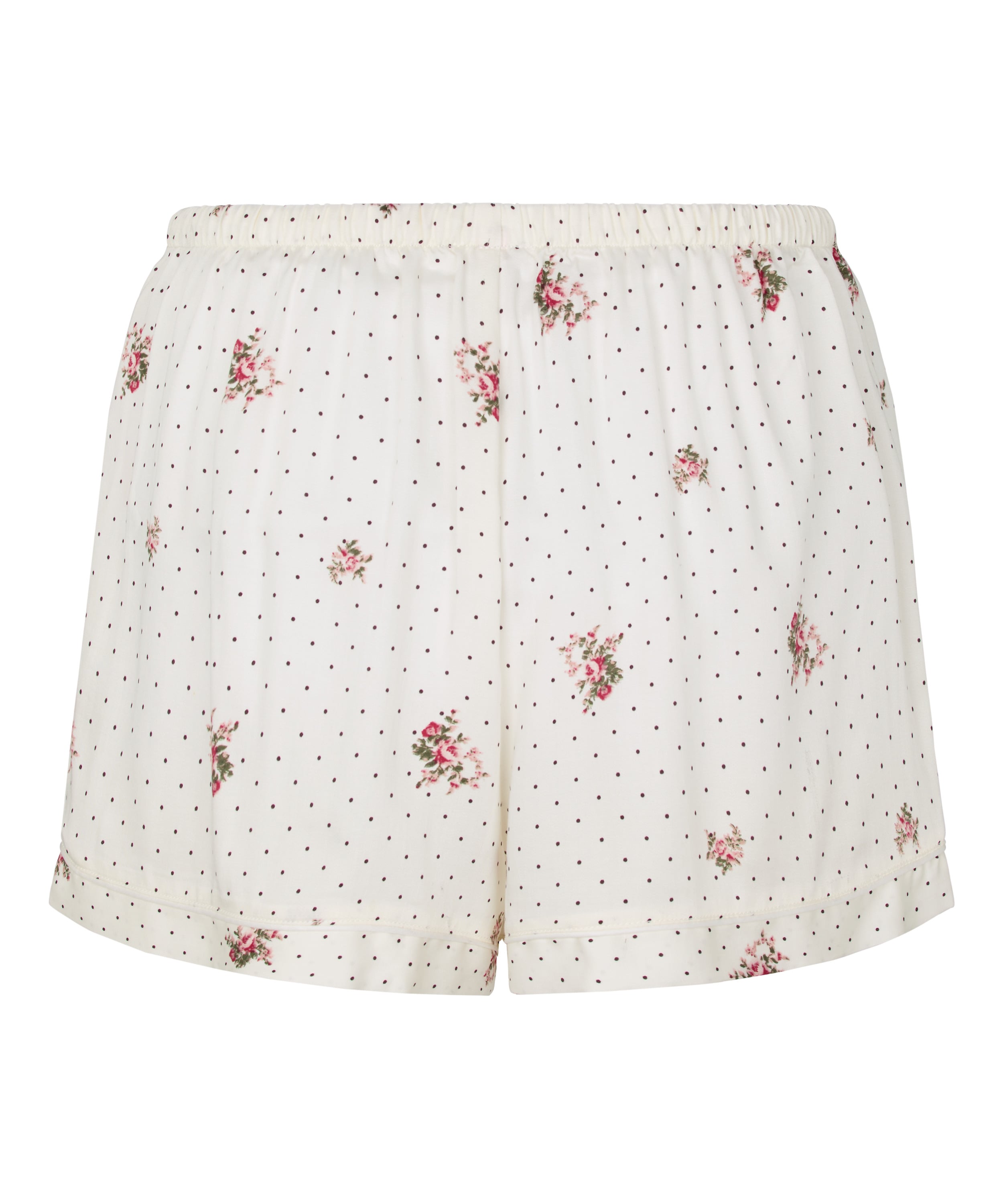 Pyjama Short Satin, White, main