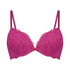 Rose padded push-up bra, Purple
