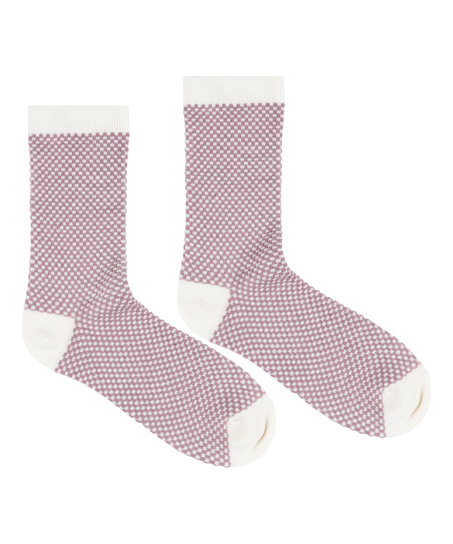 Modal Crew Socks, Purple