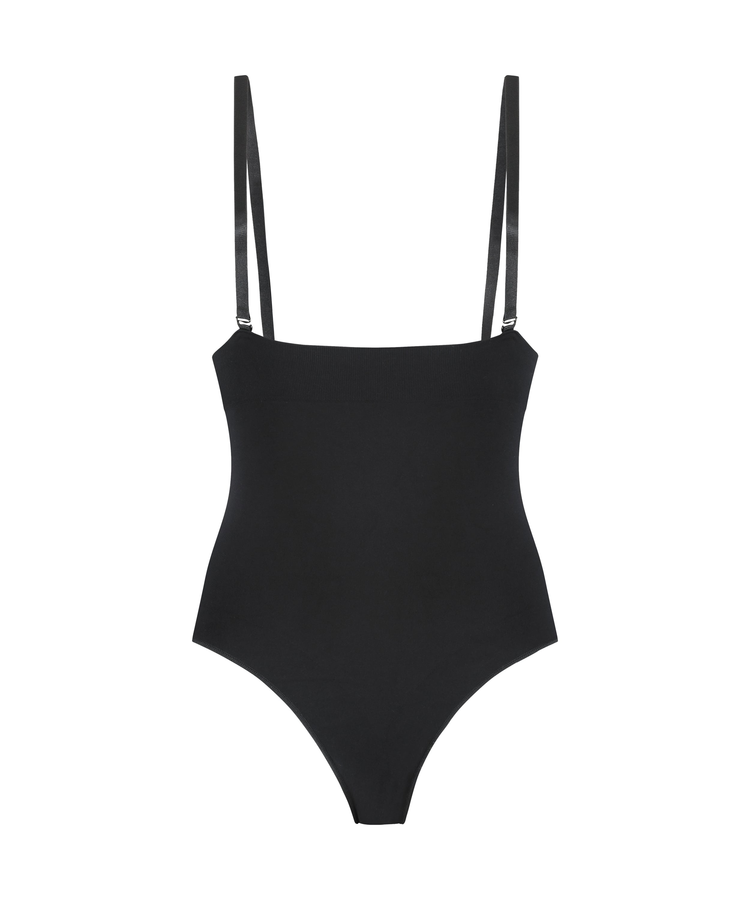 Seamless Enhancing High Waisted Knickers, Black, main
