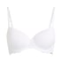 Angie Padded Underwired Bra, White